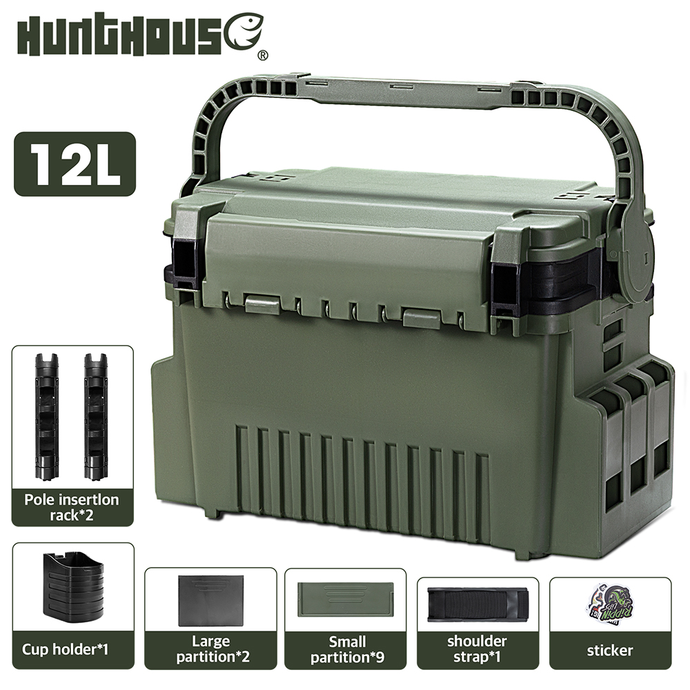 Hunthouse Caja de Pesca Grande - Fishing Kayak Crate reseña y precio