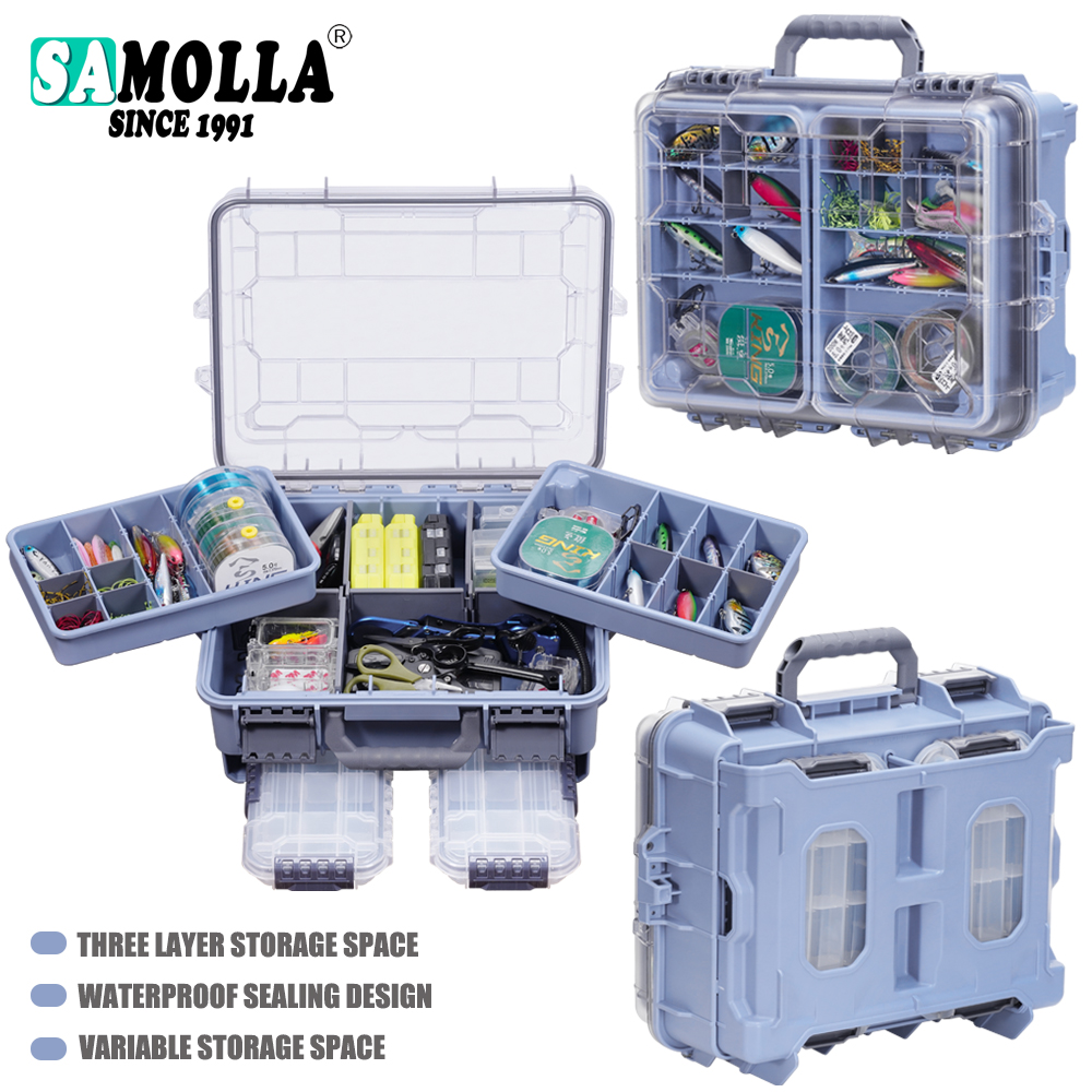 SAMOLLA Caja de aparejos de pe - Fishing Kayak Crate reseña y precio